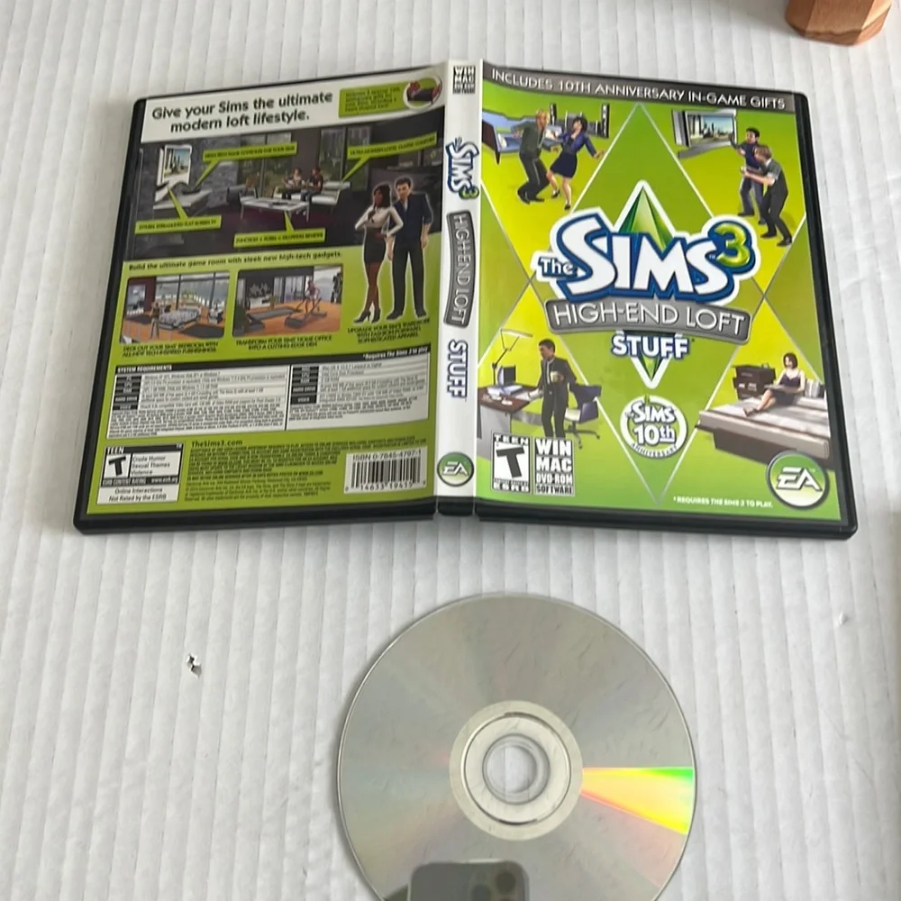The Sims 3 PC High End Loft Stuff Pack & Ambitions & Generations Expansion Packs